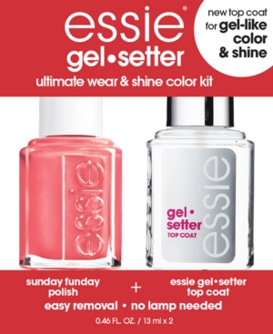 UPC 095008017495 product image for essie gel-setter duo kits, sunday funday | upcitemdb.com