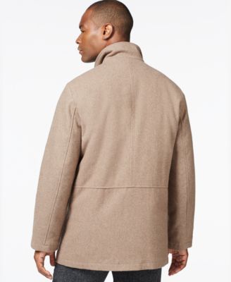 London Fog Big & Tall Wool-Blend Car Coat - Coats & Jackets - Men ...