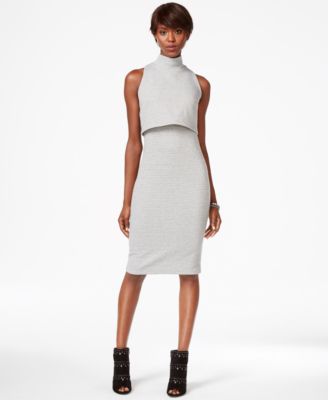 Mock Turtleneck Dress