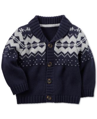 Carter's Baby Boys' Fair Isle Sweater - Kids & Baby - Macy's