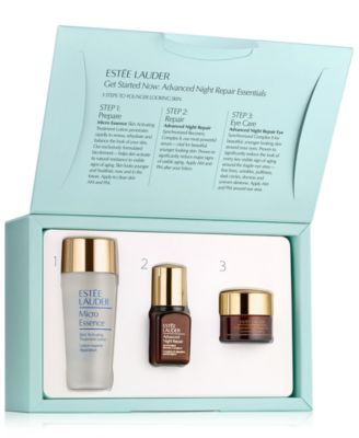 Kết quả hình ảnh cho set Estee Lauder get Started Now Advanced Night Repair Essential