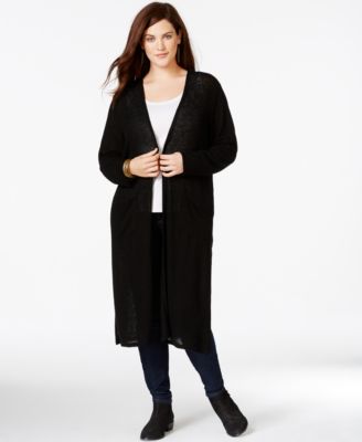 ING Plus Size Duster Cardigan - Tops - Plus Sizes - Macy's