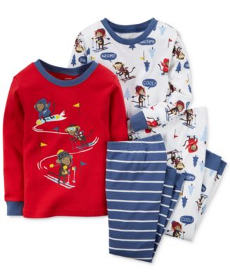 Carter's Baby Boys' 4-Piece Construction Pajamas - Kids & Baby ...