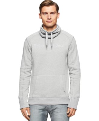 Calvin Klein Funnel-Neck Pullover Sweatshirt - Hoodies ...