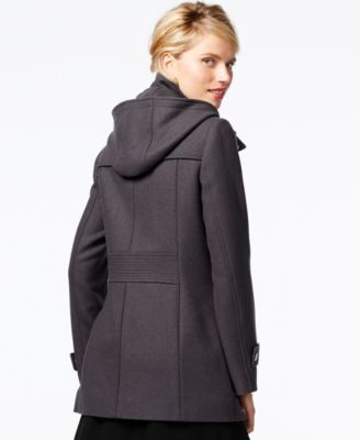 Kenneth Cole Petite Seamed Wool Babydoll Coat - Coats - Women - Macy's