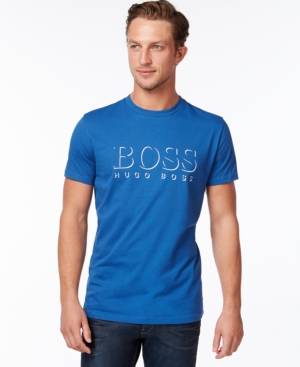 UPC 722557240240 product image for Boss Hugo Boss Spf 50+ Logo Swim T-Shirt | upcitemdb.com