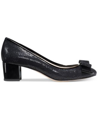 Macys clearance pumps black