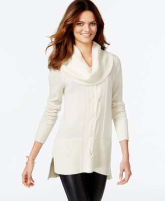 Style & Co. Petite Cowl-Neck Sweater - Sweaters - Women - Macy's