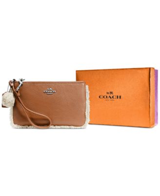 macy's coach wristlets