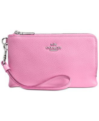 macy's coach wristlets