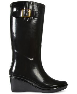 Giani Bernini Alley Wedge Rain Boots, Only at Macy's - Boots ...