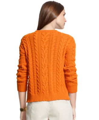 Lauren Ralph Lauren Plus Size Cable-Knit Sweater - Sweaters - Plus ...