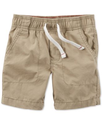 Carter's Toddler Boys' Khaki Pull-On Poplin Shorts - Shorts - Kids ...