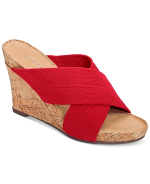 UPC 887740830407 product image for Aerosoles Party Plush Platform Wedge Sandals Women's Shoes | upcitemdb.com