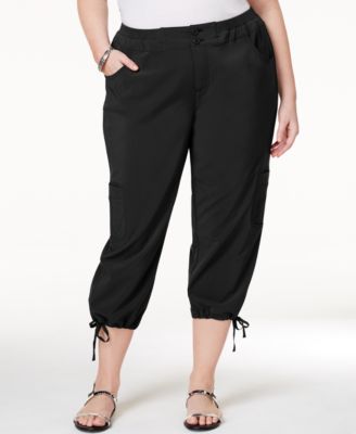Karen Scott Plus Size Seersucker Capri Pants, Only at Macy's ...