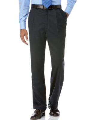 Lauren by Ralph Lauren Pants, Double-Pleat Navy