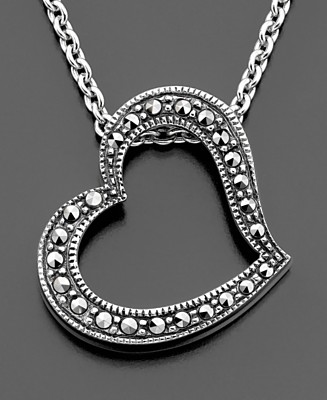 Heart Necklace Silver