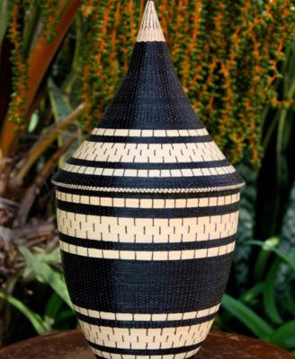 Rwanda "Sunset" Peace Basket, 12" X 7"