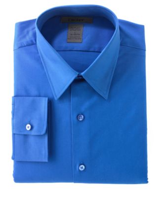 DKNY Dress Shirt, Fitted Stretch Solid