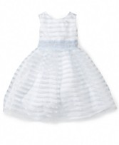 Laura Ashley Little Girl Burnout Chiffon Dress Laura Ashley Little Girl Burnout Chiffon Dress