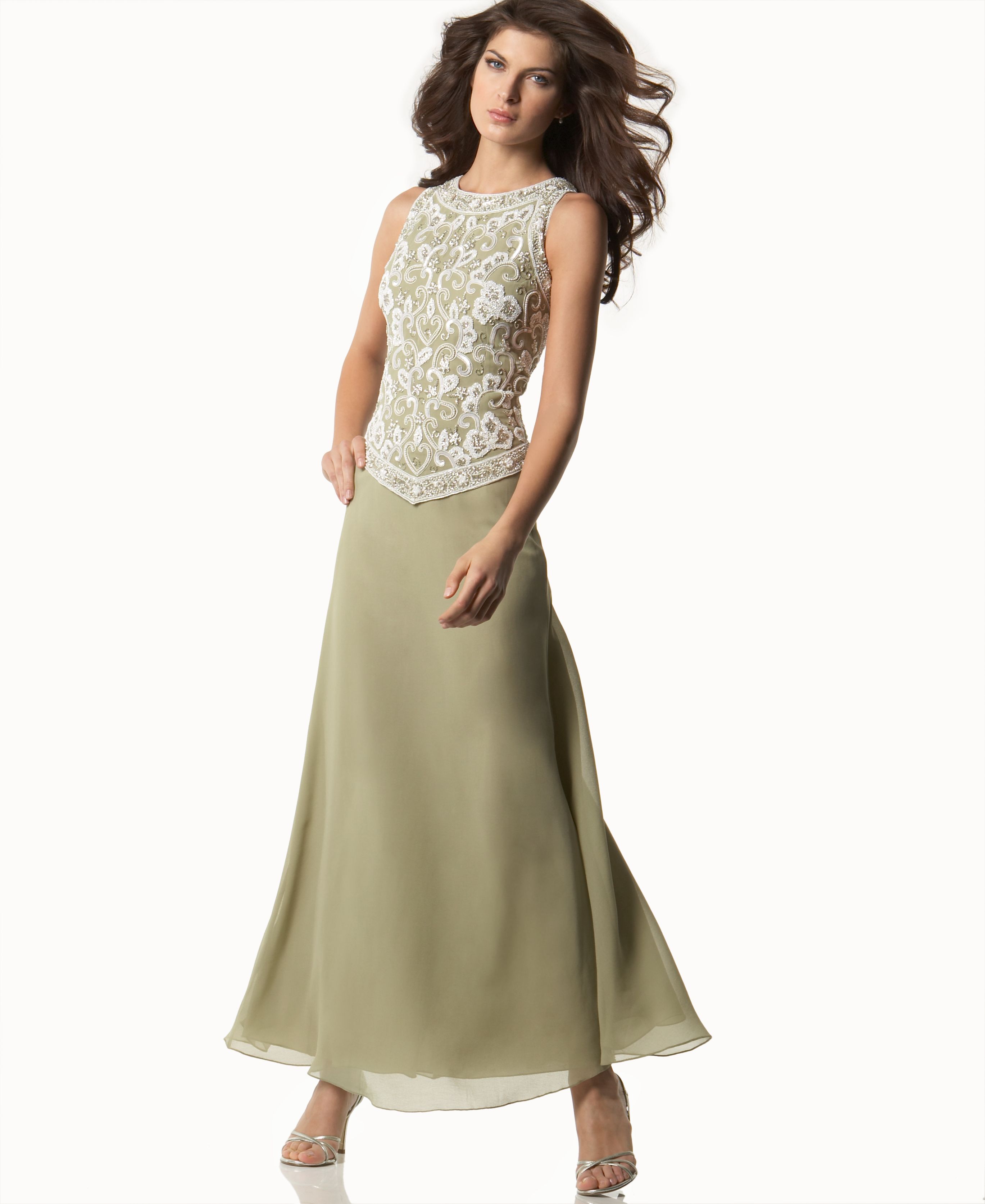 MACYS ---- dress ---- Yaya Kosikova ---- 516988_fpx ---- | Taupe wedding dresses, Mother of the