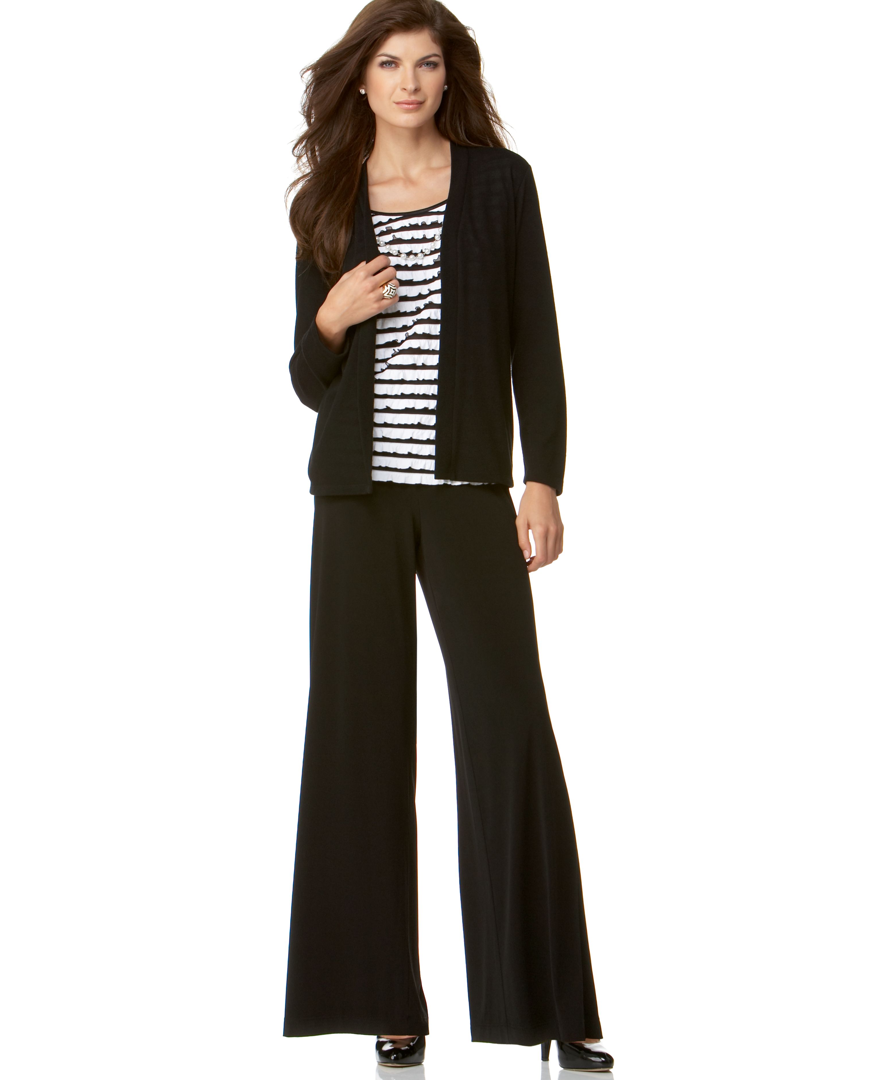 macys wide leg pants