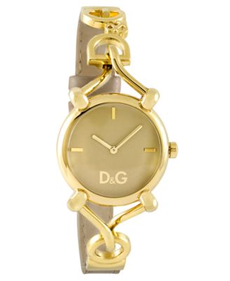 D&G Watch, Women's Goldtone Stainless Steel Bracelet DW0498