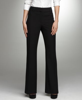 Alfani Petite Pants, Pinstriped Boot Cut 