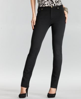 INC International Concepts Pants, 5-Pocket Skinny Ponte