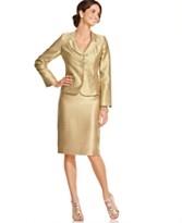 Suit Studio Suit, Bow Pocket Jacket & Skirt Suit Studio Suit, Bow Pocket Jacket & Skirt