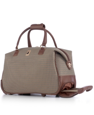Upc 044142812312 London Fog Luggage Chelsea 20 Inch Wheeled Club Bag Olive Plaid One Size Upcitemdb Com