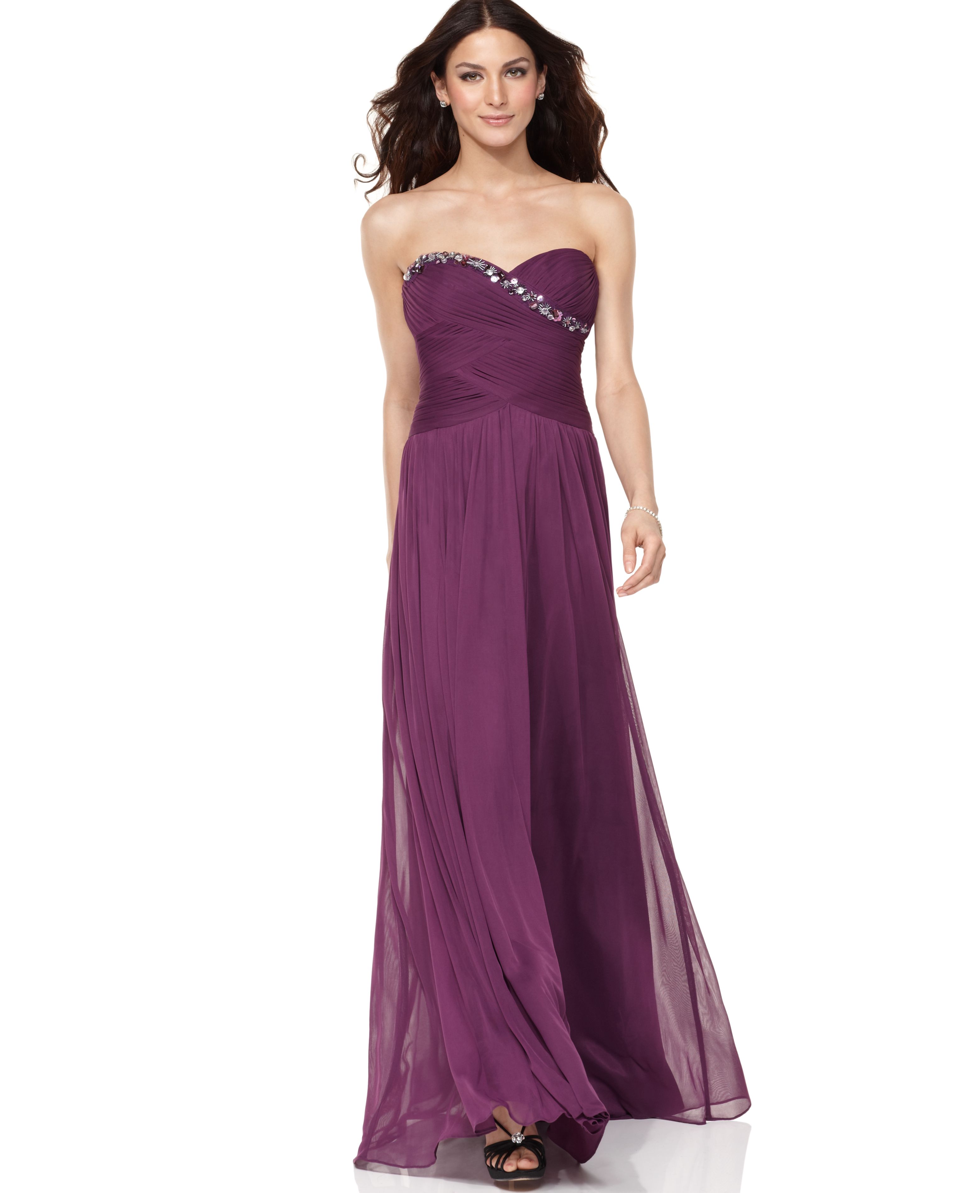 MACYS ---- dress ---- Christina Ionno ---- 943019_fpx ---- | Bridal outfits, Strapless dress ...