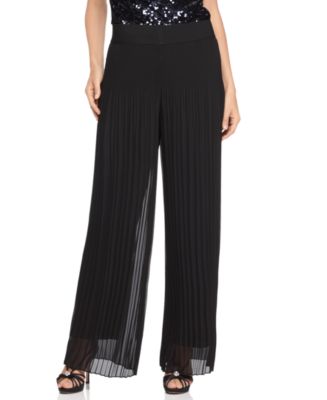 pants petite palazzo pleated alfani capris