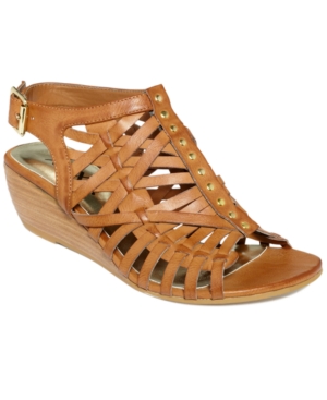 XOXO Shoes, Sabina Gladiator Wedge Sandals Women's Shoes