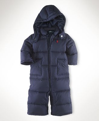 polo ralph lauren baby boy snowsuit