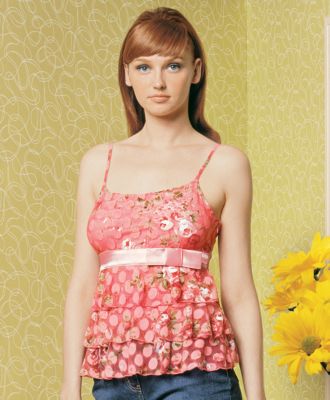 INC International Concepts� Ruffled Top