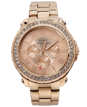 UPC 885997101806 product image for Juicy Couture Women's Pedigree Rose Gold-Tone Stainless Steel Bracelet Watch 42m | upcitemdb.com