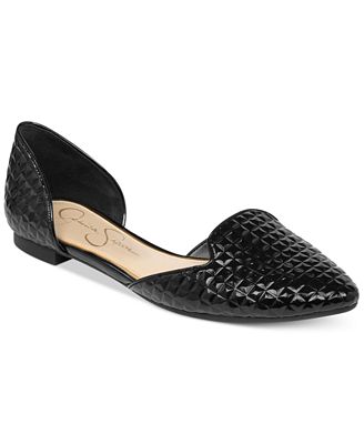 jessica simpson tan flats