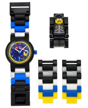 UPC 830659009983 product image for Lego Kid's Bad Cop Lego Movie Link Bracelet Watch 25mm 9009983 | upcitemdb.com