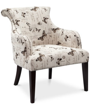 UPC 675716485535 product image for Tinsley Fabric Butterfly Accent Chair, Direct Ship | upcitemdb.com