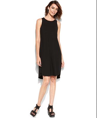 Eileen Fisher Sleeveelss Shift Dress - Dresses - Women - Macy's