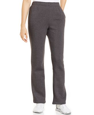 karen scott petite fleece pants