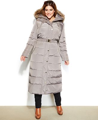 michael kors maxi down coat