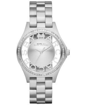 UPC 796483137639 product image for Marc by Marc Jacobs Women's Henry Skeleton Stainless Steel Bracelet Watch 34mm M | upcitemdb.com