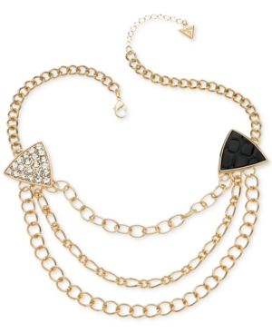 Guess necklace triangle clearance