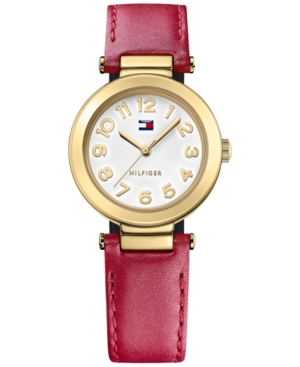 UPC 885997131247 product image for Tommy Hilfiger Women's Reversible Red and Blue Leather Strap Watch 32mm 1781492 | upcitemdb.com