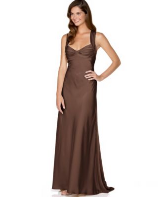 Calvin Klein Long Cross-Back Dress