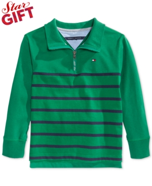 UPC 666980755462 product image for Tommy Hilfiger Boys' Quarter-Zip Striped Sweater | upcitemdb.com