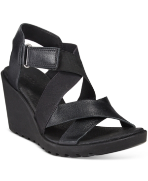 UPC 809702056267 product image for Ecco Women's Freja Wedge Strap Sandals Women's Shoes | upcitemdb.com