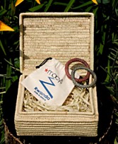 Rwanda "Uphold" Box with Bracelets Gift Set, 9.5" x 8" x 4" 